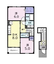 ライツ ドミールBの間取り画像