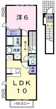 ラ・ペッシェSの間取り画像