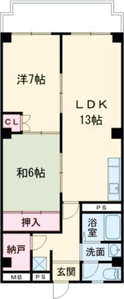 ハイツ柳井の間取り画像
