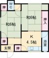 吉田荘の間取り画像