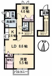 ヴァンベールMの間取り画像