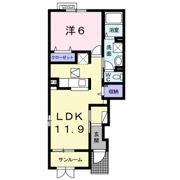 ポライトリーAの間取り画像