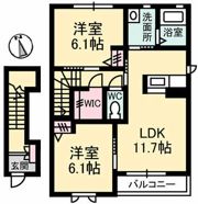 シャーメゾン華の間取り画像