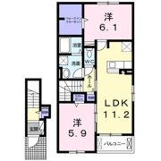 アオラニBの間取り画像