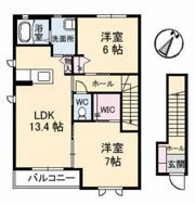 ブランドール TS C棟の間取り画像