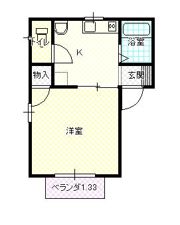 アパートメントハウス パオIIの間取り画像