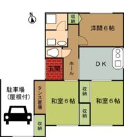 アパートひのの間取り画像