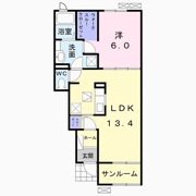 ローズマリーBの間取り画像