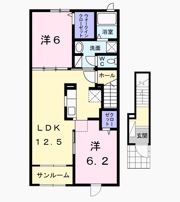 ローズマリーBの間取り画像