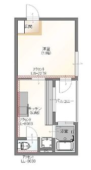 SUN VIVACE塩冶の間取り画像