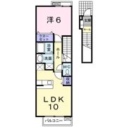 グランブローテⅡAの間取り画像