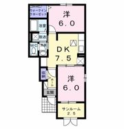 エトワール Bの間取り画像