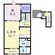 ベアトリ－チェ Cの間取り画像