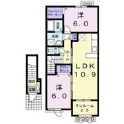 レガンス Aの間取り画像