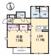 メゾンコンフィニティの間取り画像
