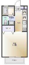フラットひかるの間取り画像