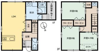 ファミール枝大津の間取り画像