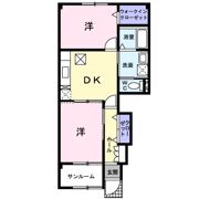 カーサ クラールBの間取り画像