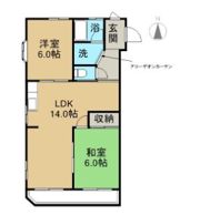 ハッピーハイムの間取り画像