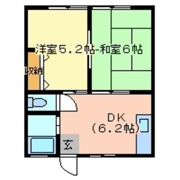 ハイツ向陽の間取り画像