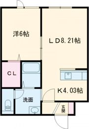 ラメゾン東光の間取り画像
