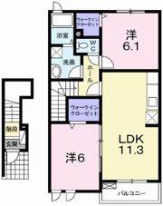 エクセレント大野の間取り画像