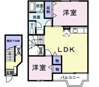 櫻花ハイツBの間取り画像