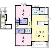 フランドール B棟の間取り画像