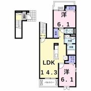 アプリコットBの間取り画像