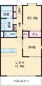La・Miesta (ラ・ミエスタ)の間取り画像