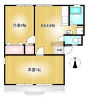 シティハイツの間取り画像