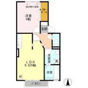 ヴィラ サンマリンの間取り画像