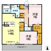 リブ フラットの間取り画像