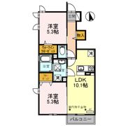 セレナーデ中川原新町の間取り画像