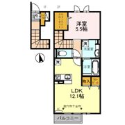 セレナーデ中川原新町の間取り画像