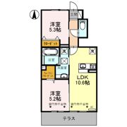 Bell Plume(ﾍﾞﾙﾌﾟﾘｭﾑ)の間取り画像