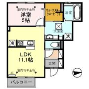 D-room Lunaの間取り画像