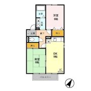 セジュール・ノエル Bの間取り画像