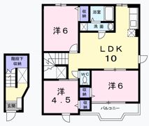 エアリーA棟の間取り画像