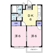 エルディム内田Aの間取り画像