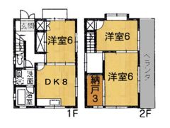 高田ハイツの間取り画像