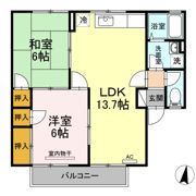 セジュール茅原の間取り画像