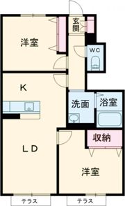 MAST COURT加古川南Cの間取り画像