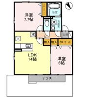 ハートランド Ⅲ棟の間取り画像