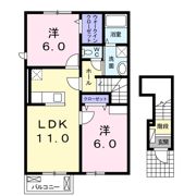 ブルーパインBの間取り画像