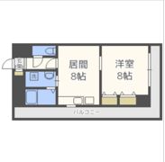 パシフィック神戸桜筋北館の間取り画像