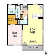 casa・L A棟の間取り画像