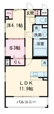 セレーナの間取り画像