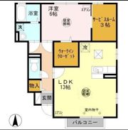 シンフォニー Dの間取り画像