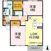 クレストパーク Aの間取り画像
